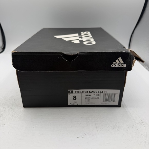 Adidas Predator Tango 18.1 TR Soccer Shoes Mens Sz 8 Black White Red Sneakers main image 15